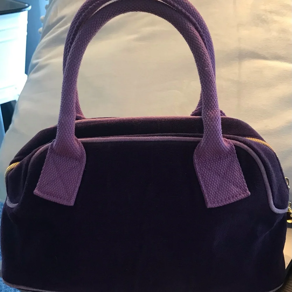 Victoria's Secret Purple and Gold Heart Bag-Vintage‎